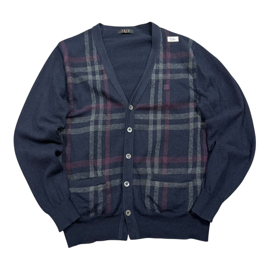 ✨ (만원 빈티지) 닥스 네이비 니트 울 가디건 상품이미지1