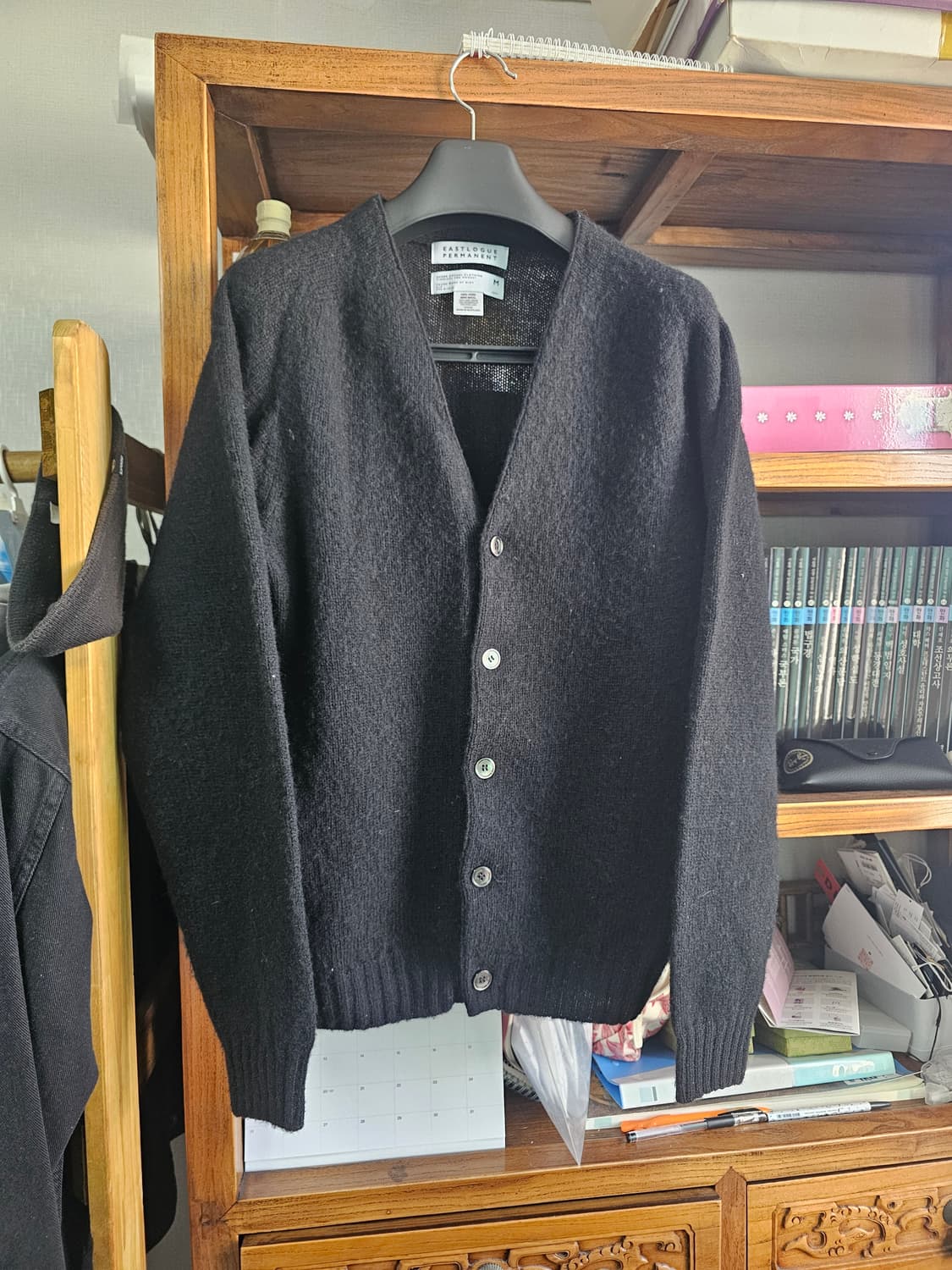 (새거) 스코틀랜드×EASTLOGUE 이스트로그 퍼머넌트 쉐기독 가디건  상품이미지1