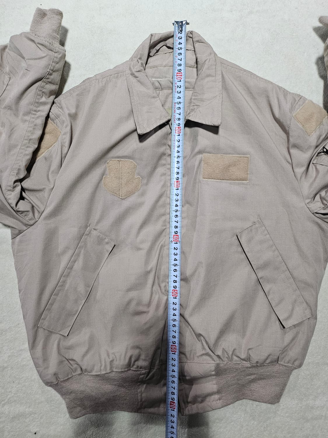 90s 미군오리지날 탄색CVC 탱커병쟈켓 신품 L/R 상품이미지10