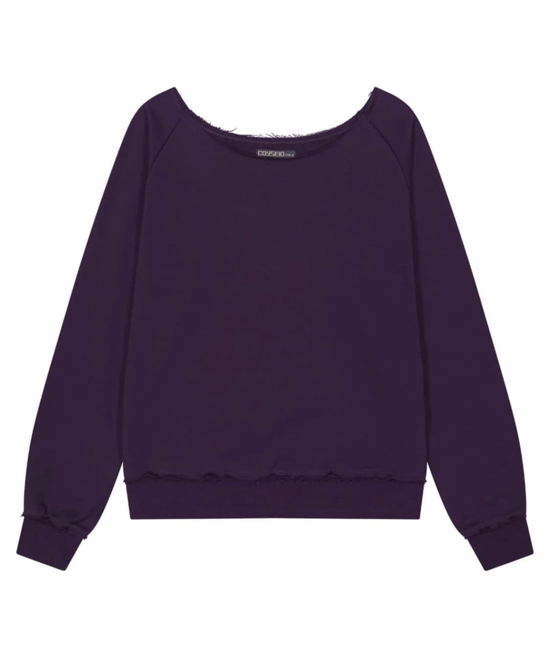 코이세이오038 오프숄더 스웻셔츠 상품이미지1