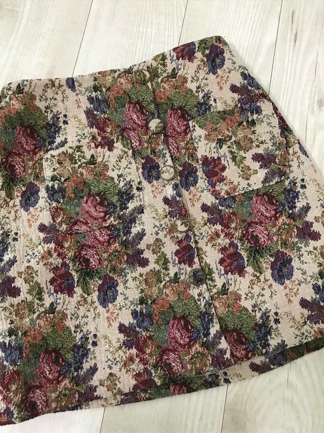 jacquard flower skirt 상품이미지2