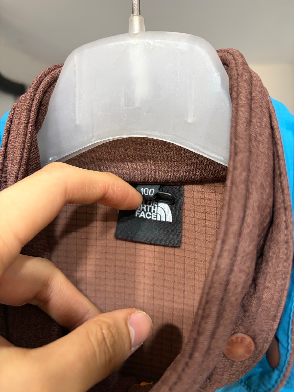 노스페이스 바람막이 자켓 블루/브라운 L 100사이즈 상품이미지4