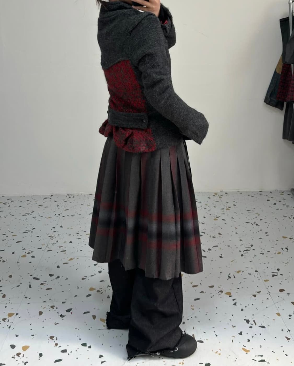 빈티지 니트 자켓 상품이미지3