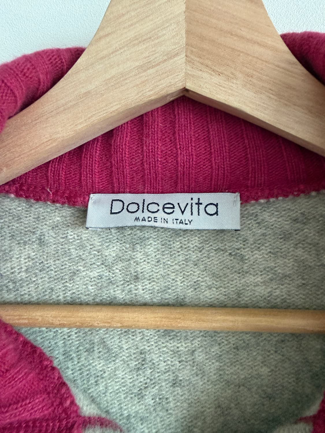 Dolcevita 울 집업 니트 가디건(ITALY) 상품이미지5
