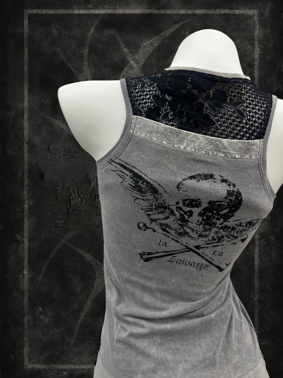 'SALVAGE' patchwork printing sleeveless 상품이미지6