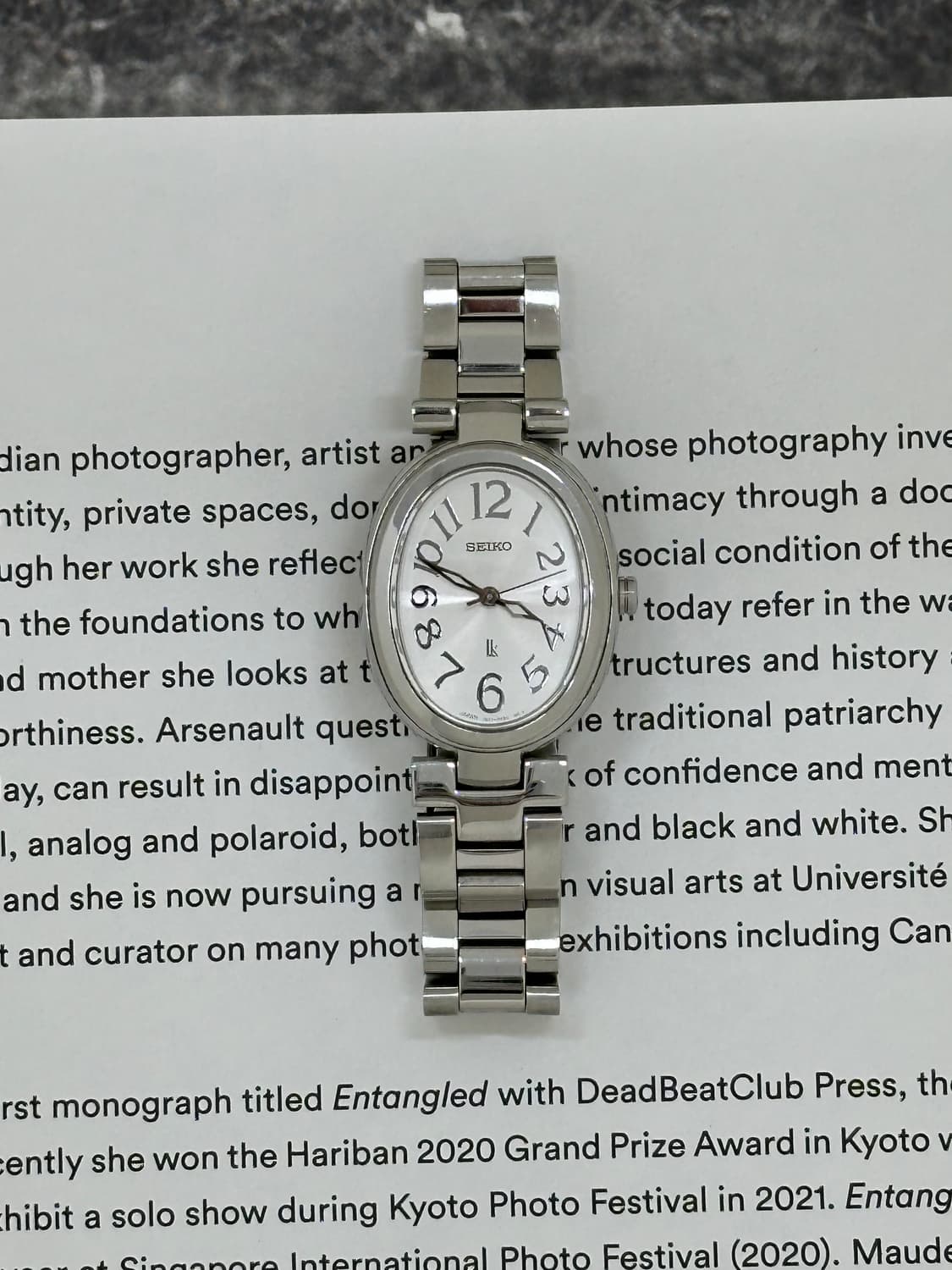 세이코 seiko 루키아 쿼츠 시계 상품이미지3