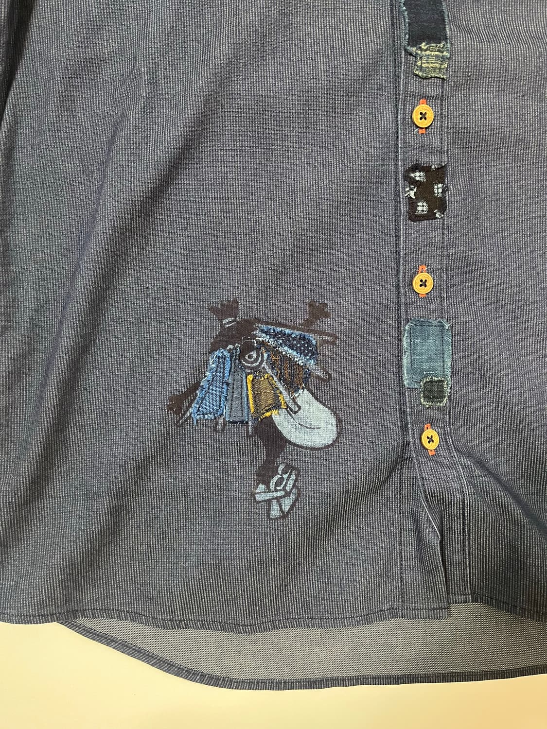 오스티아 재팬 코로모/ 인디고 요괴 셔츠 (새상품) 상품이미지5