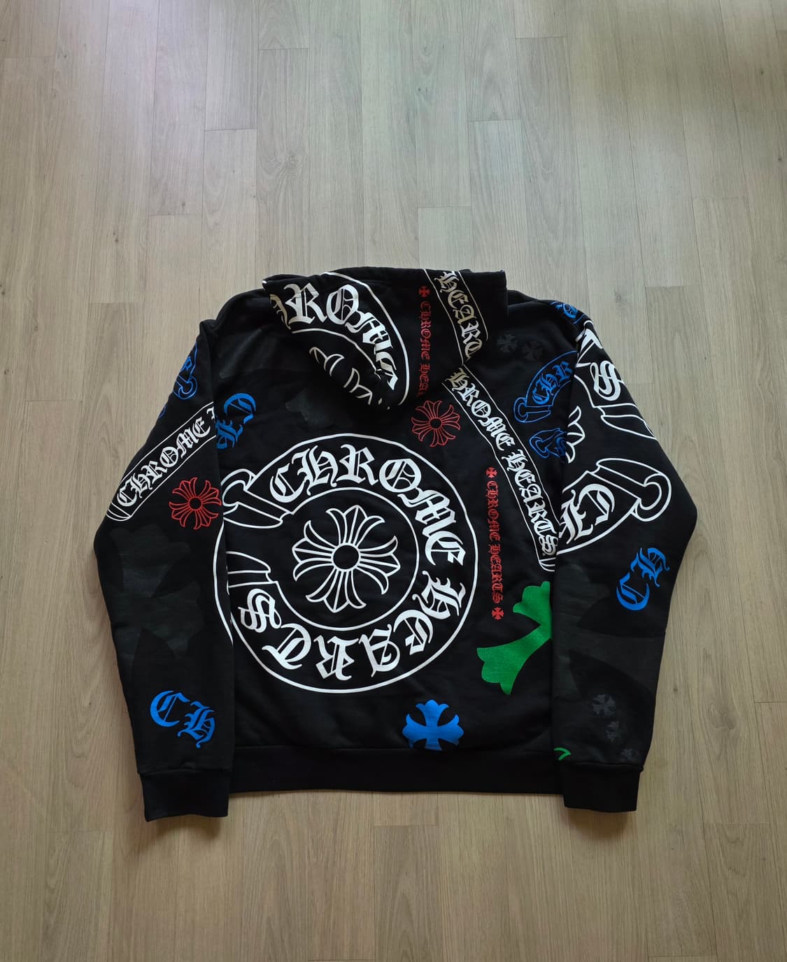 [xxl,새상품급]크롬하츠 스텐실 후드티 상품이미지1