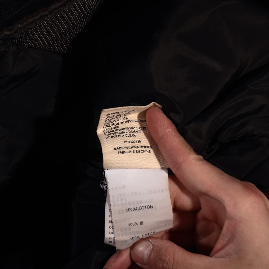 에비수 빅로고 레더 데님자켓 상품이미지8