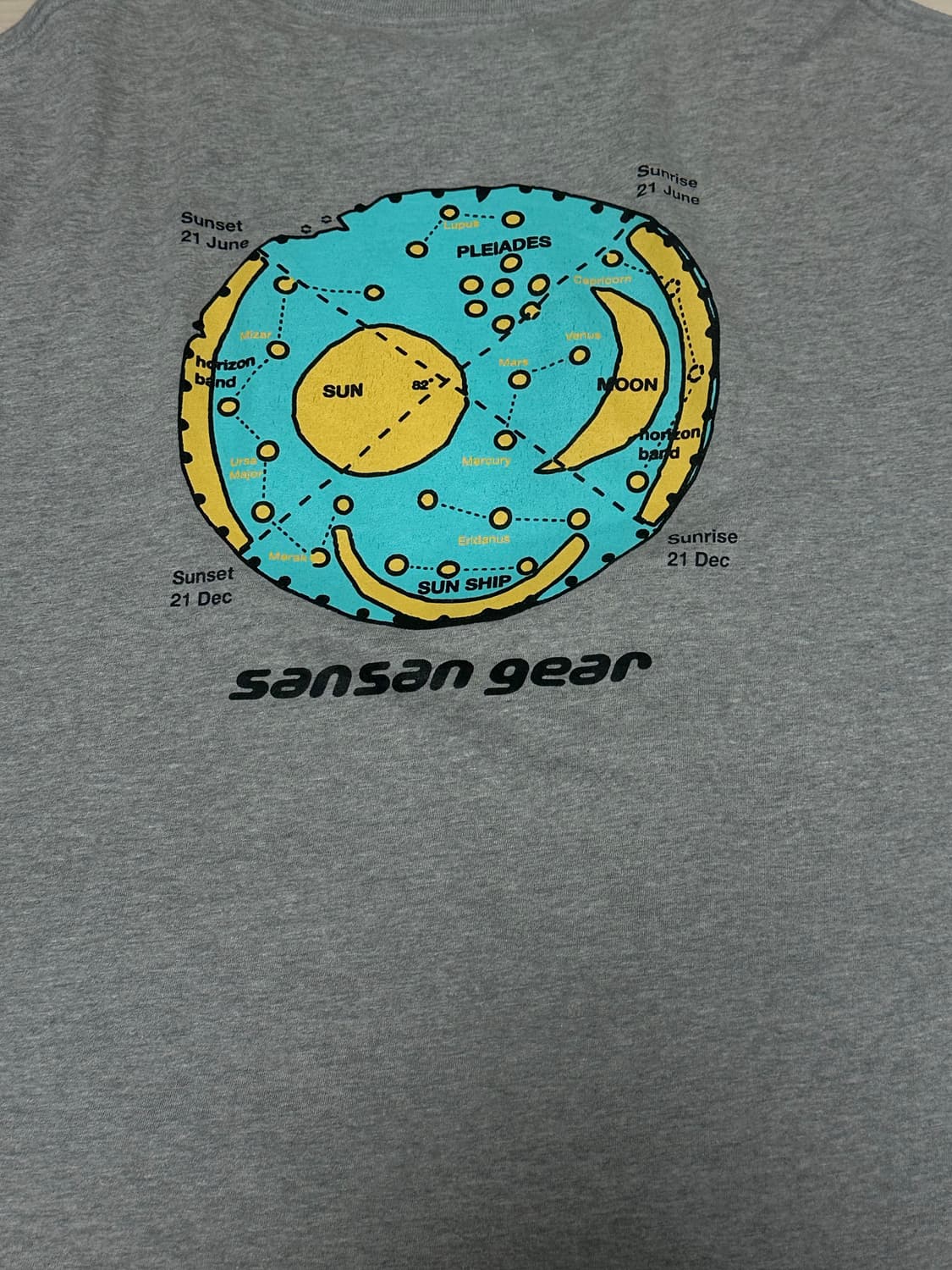 산산기어 22SS SKYDISC 티셔츠 상품이미지5