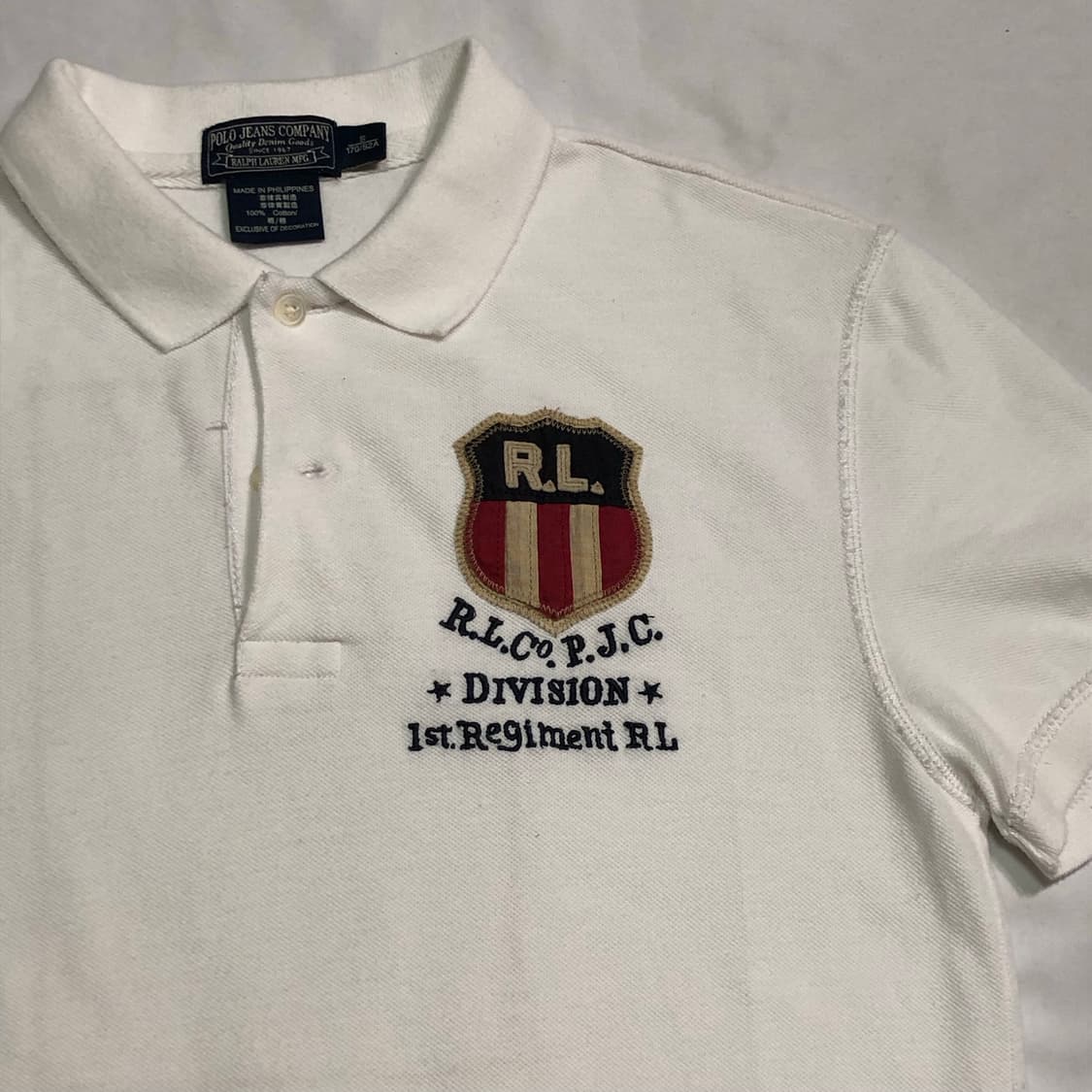 폴로 진스 크레스트 자수 백넘버 카라티 상품이미지2