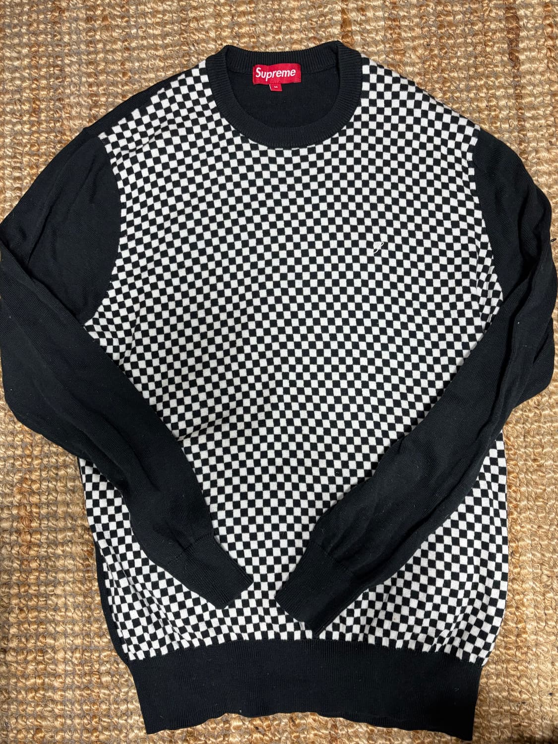 슈프림 Supreme Checkerboard Knit  M 상품이미지1