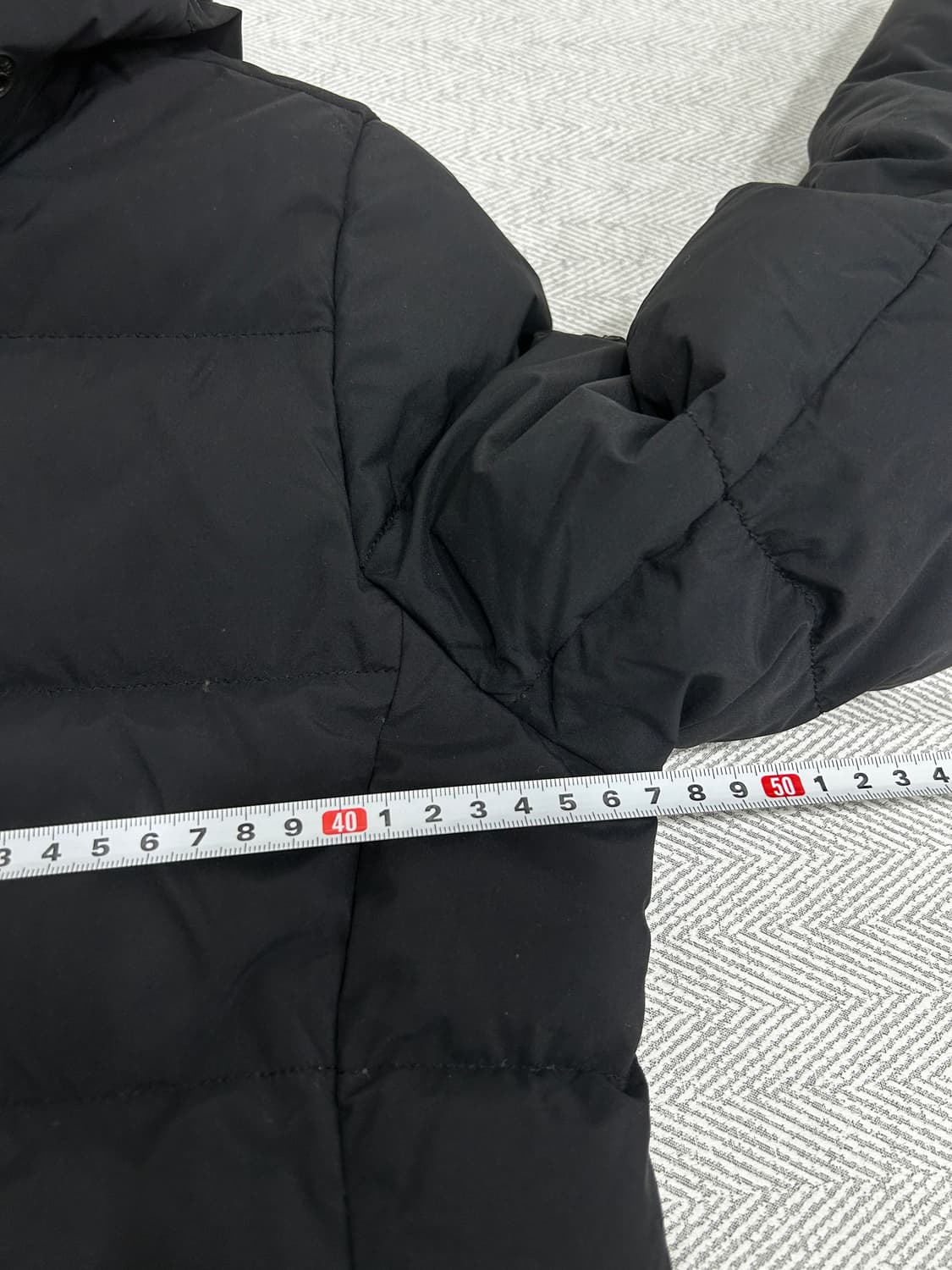 아이더 구스다운 블랙 롱패딩 여성 S 상품이미지8