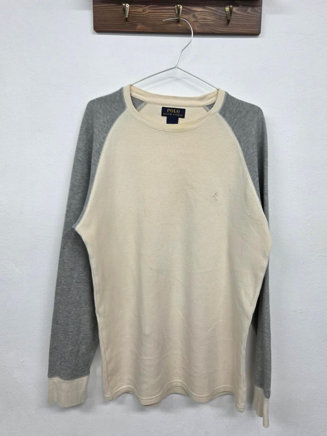 폴로 랄프로렌 나그랑 와플 슬리브 셔츠(M) 상품이미지5