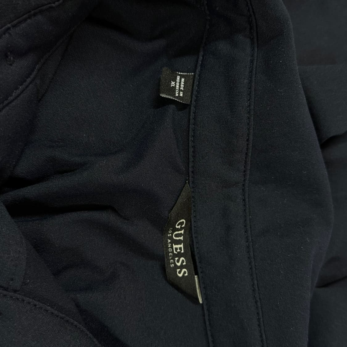 [XL] 게스(GUESS) 네이비 남성 폴리 반팔 카라티 상품이미지5