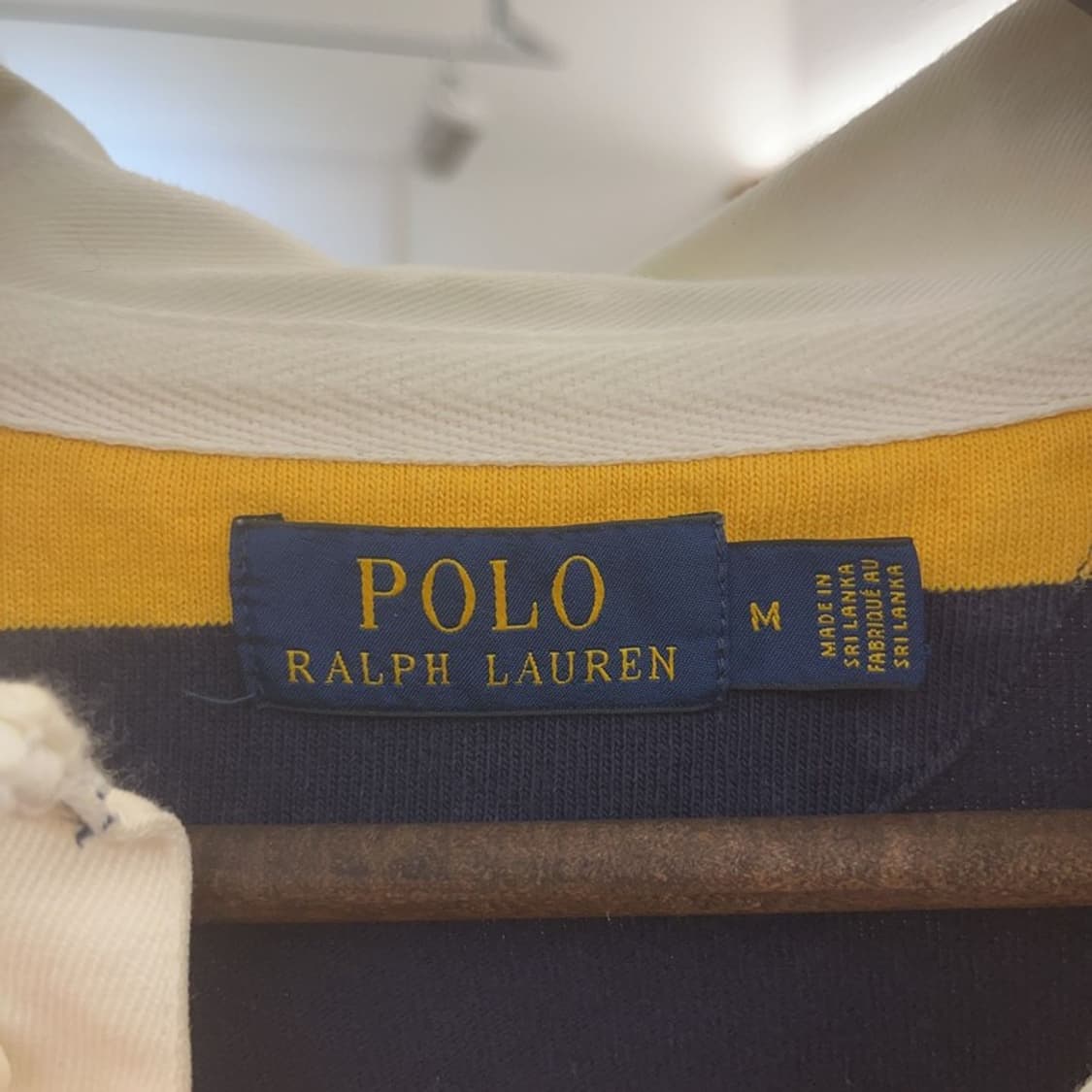 폴로 랄프로렌 레트로 꿀벌 럭비 카라티 롱슬리브 M C09082 상품이미지5