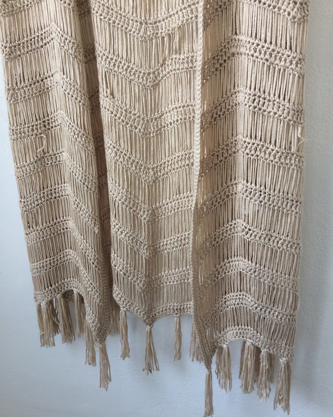 Fringe knit open vest 상품이미지4