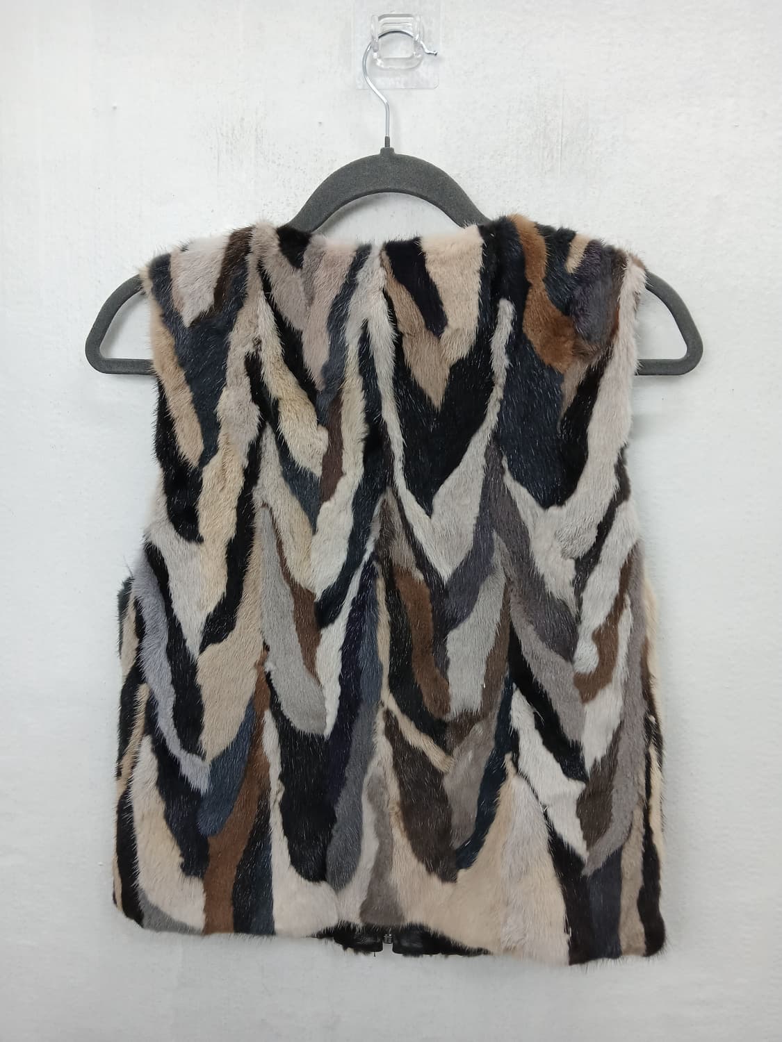 유로컬렉션 천연밍크 양가죽베스트 조끼 55 S 새제품급 상품이미지5