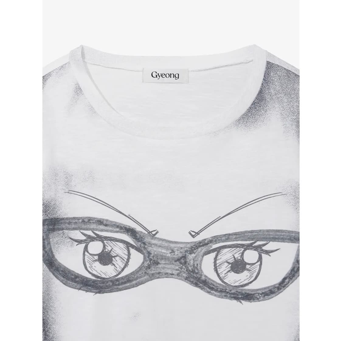 경 Villain Long Sleeve tee_White 상품이미지2