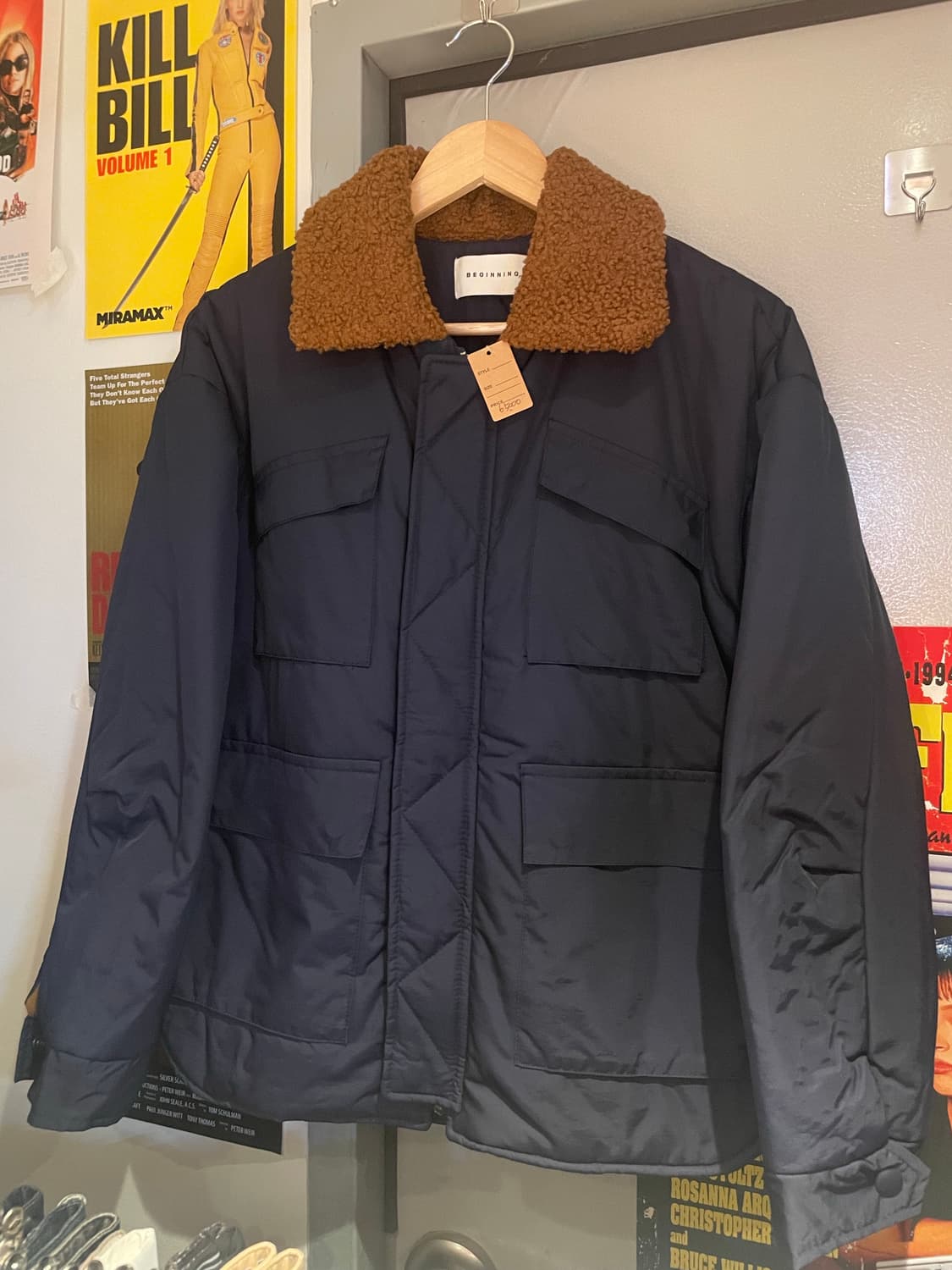 비기닝 카라 점퍼패딩 상품이미지1