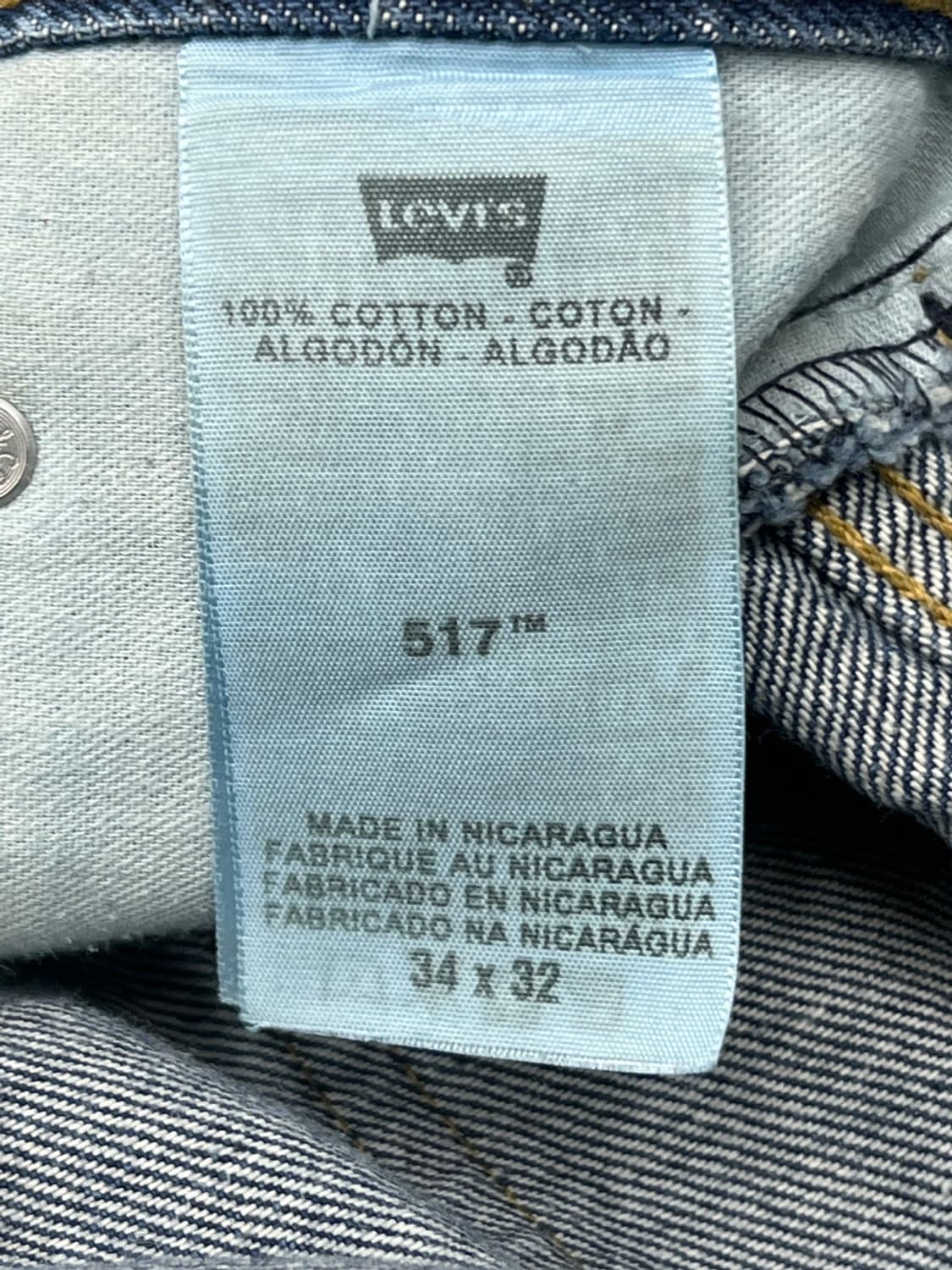 리바이스 10s 517 데님 팬츠 / 34 x 32 상품이미지6