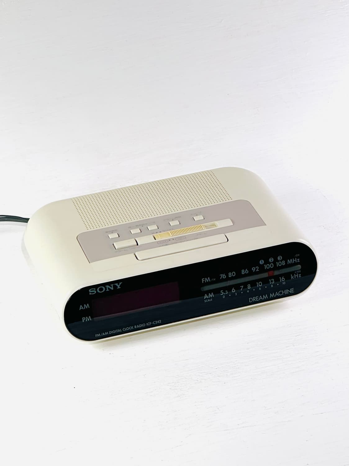 소니 빈티지 드림머신 ICF-C242 라디오 시계 상품이미지8