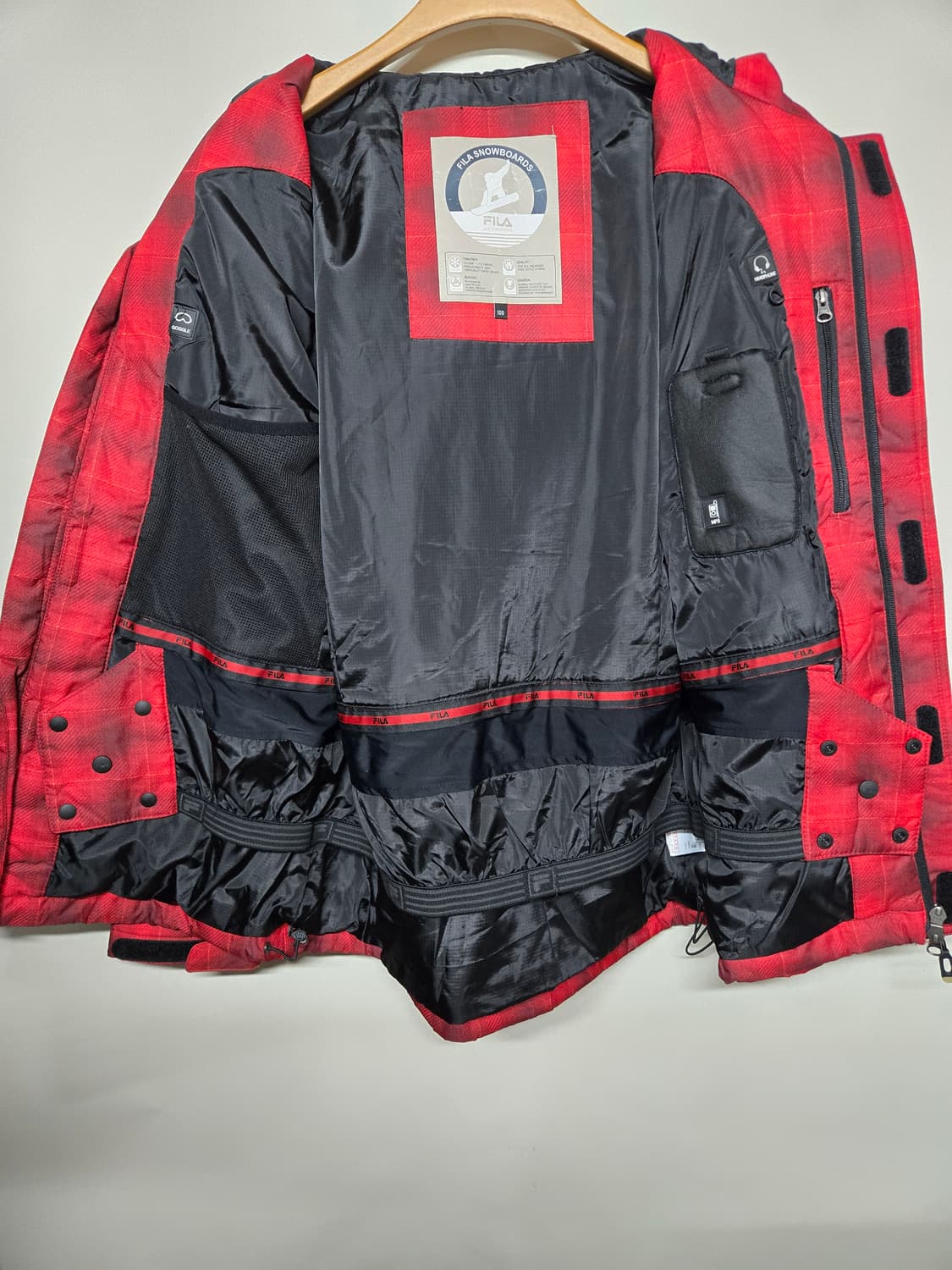 FILA 스키복 상하의 세트 (상의 100, 하의 85) 상품이미지3