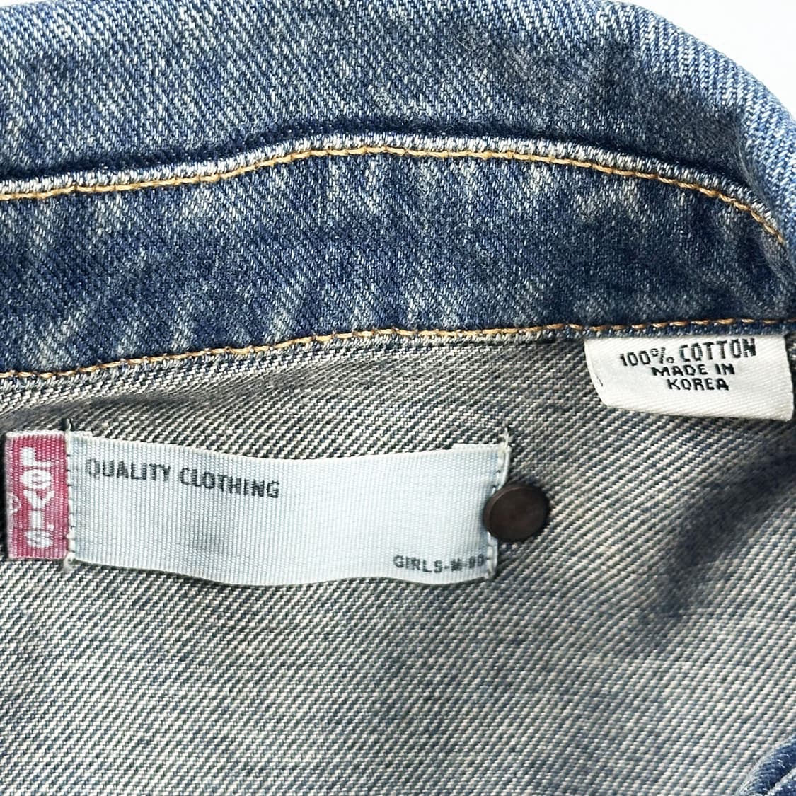 리바이스 오리지널 여성 웨스턴 데님 트러커자켓 여성M 상품이미지6