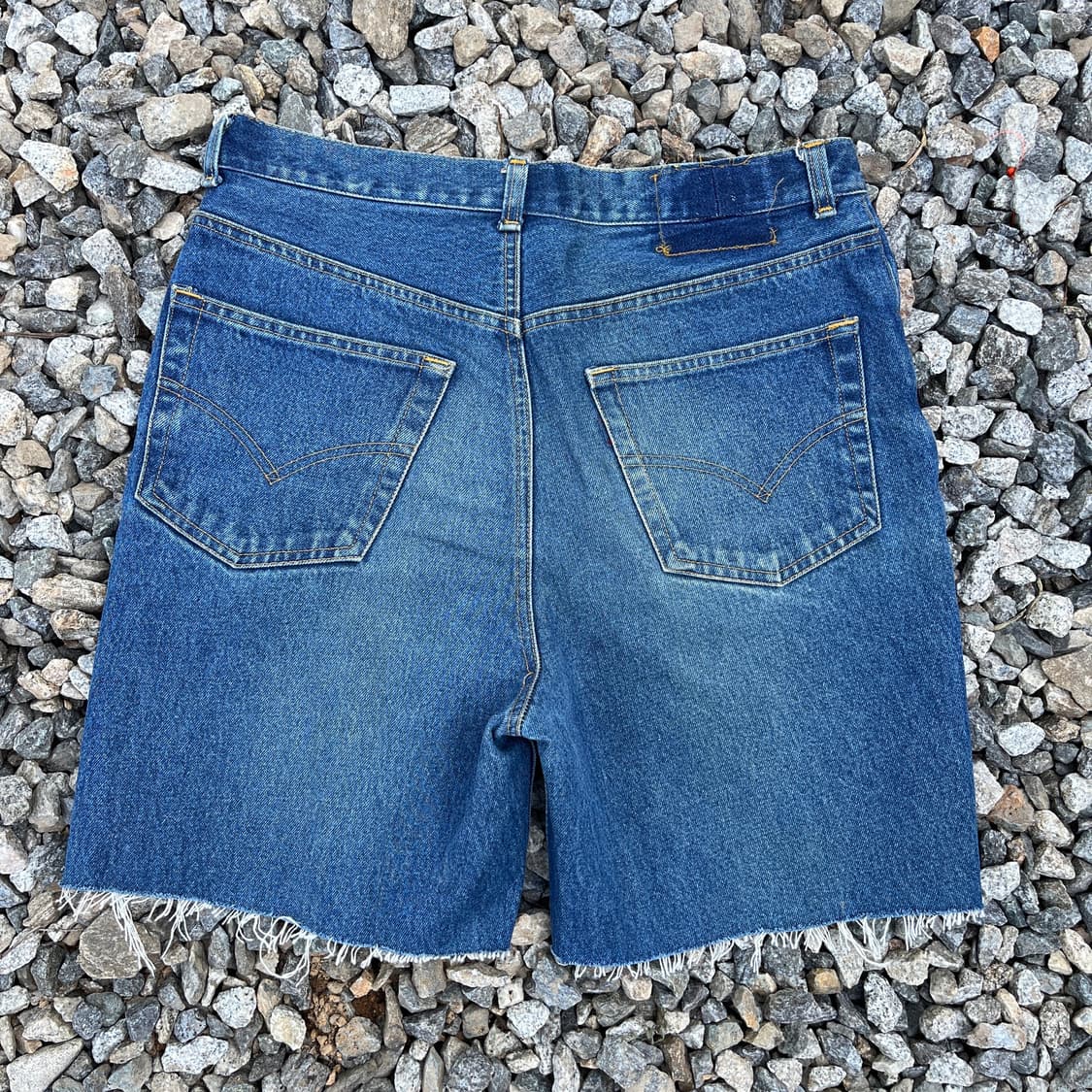 일본 빈티지 자수 커팅 데님(실측확인) 상품이미지5