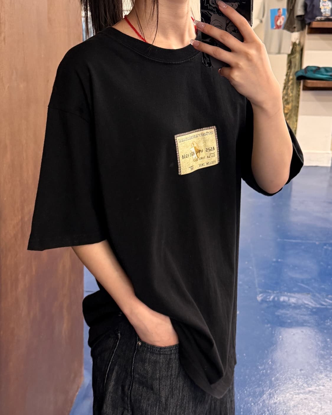 Stussy 스투시 크레딧 카드 반팔티 상품이미지2