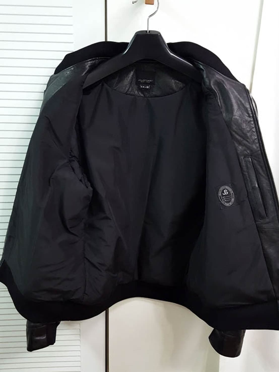 질스튜어트 남성 가죽자켓 블랙 105-110 상품이미지6