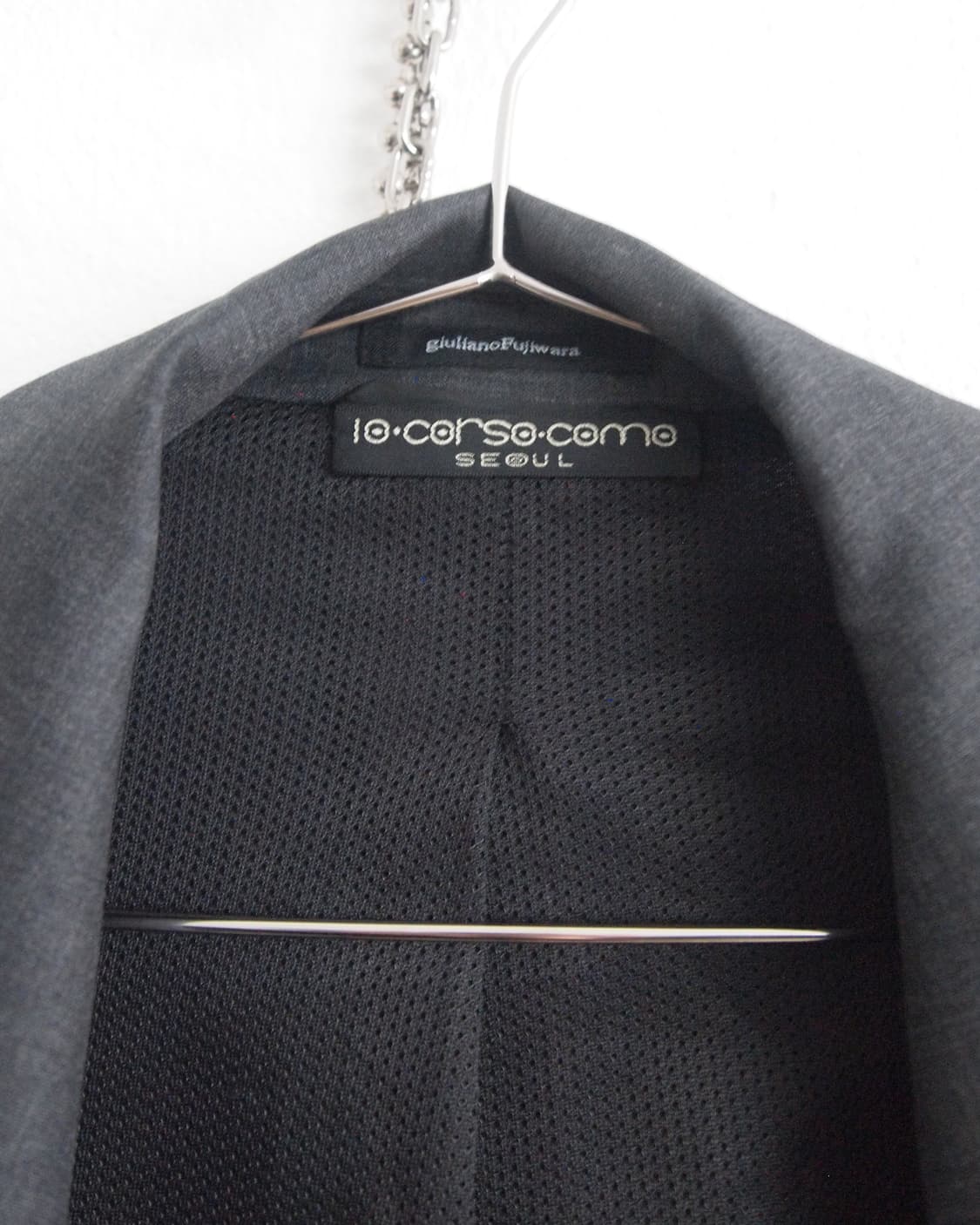 줄리아노 후지와라 아방가르드 드레이프 코트 상품이미지8