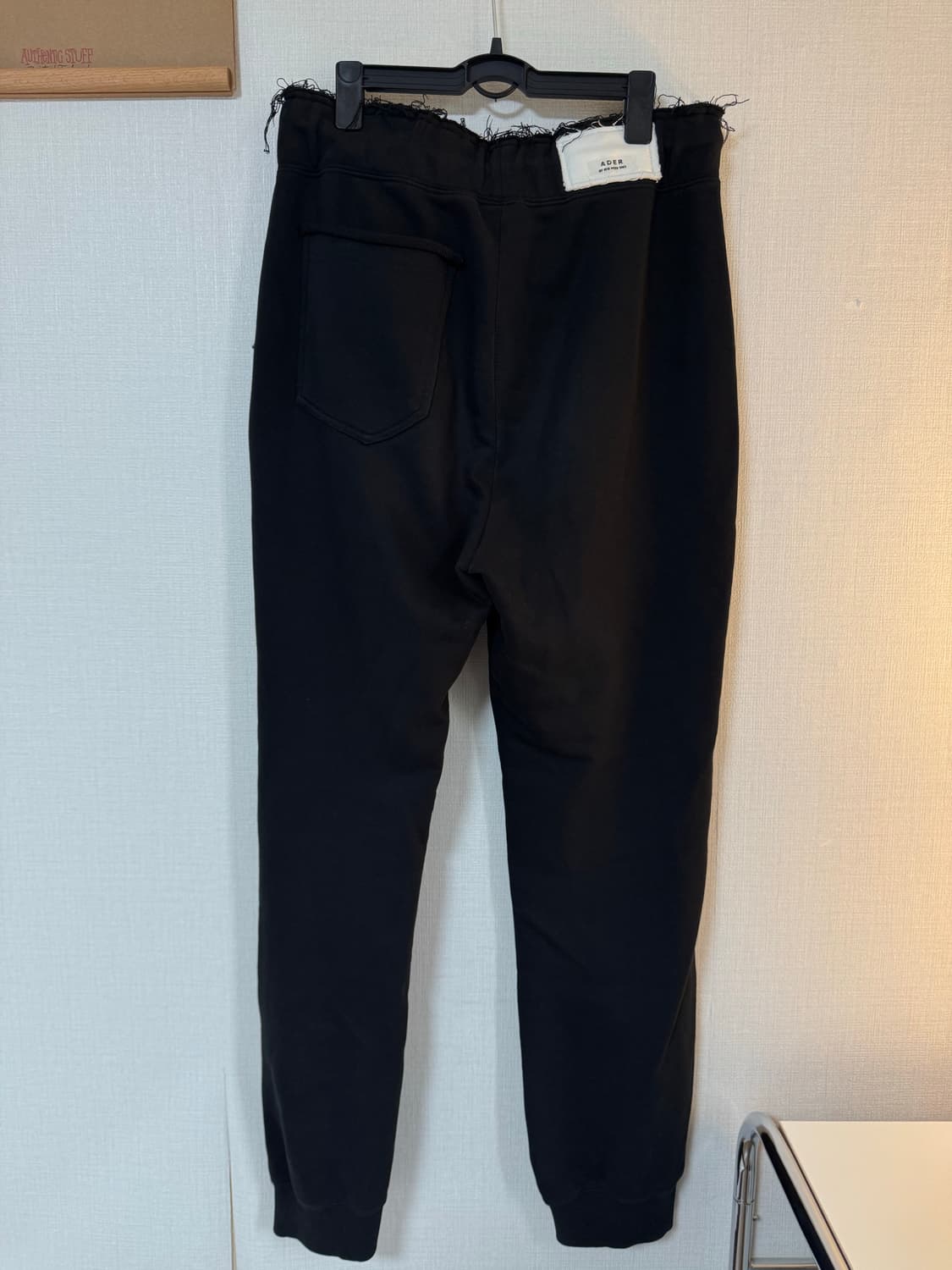 [A4]아더에러 덕트 테이프 스웻팬츠 블랙 상품이미지3