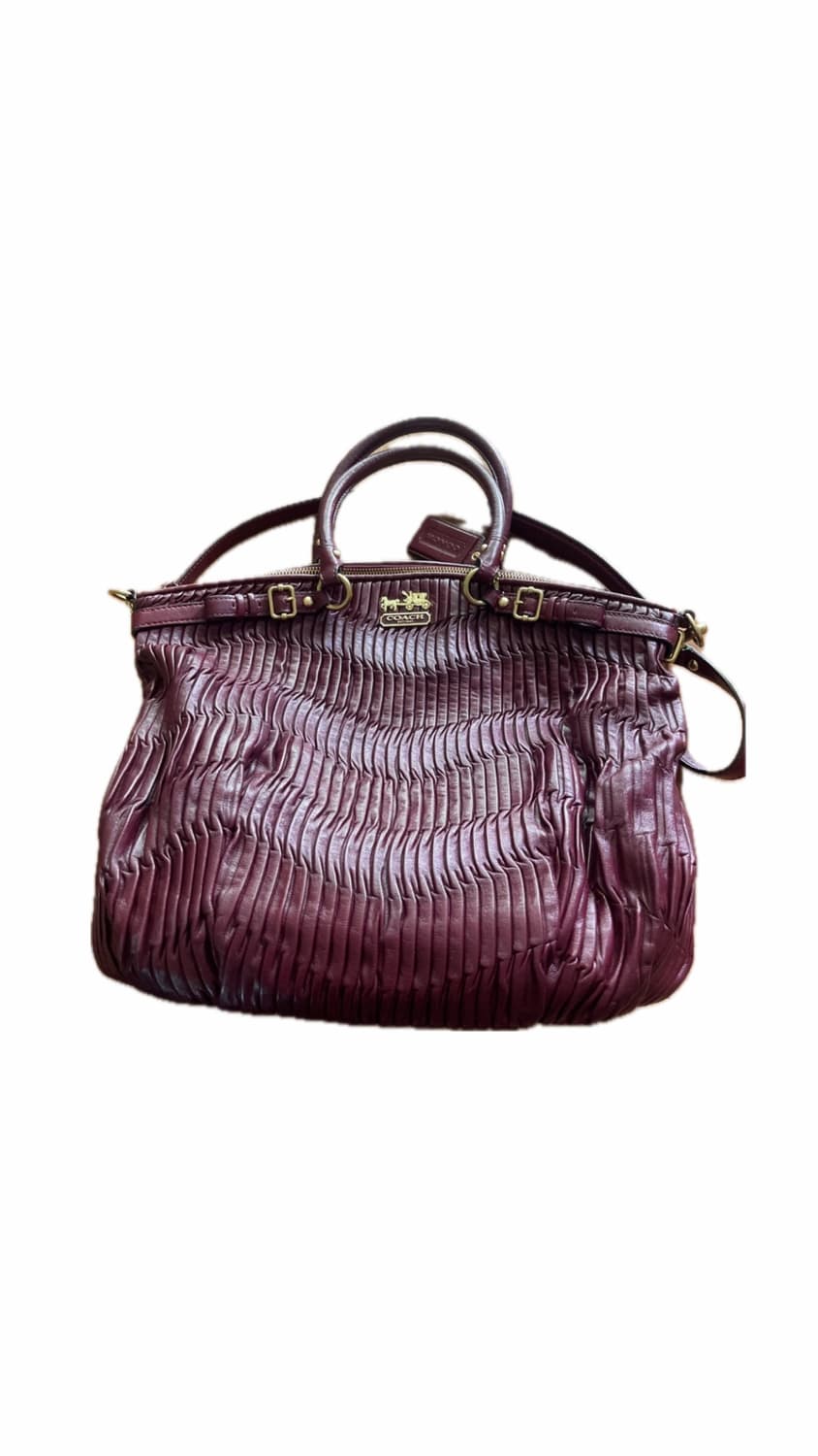 코치 버건디 가방 상품이미지1