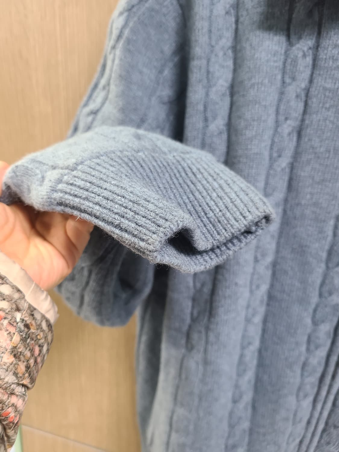 헤지스 방풍니트집업 110 25년제조 상품이미지3