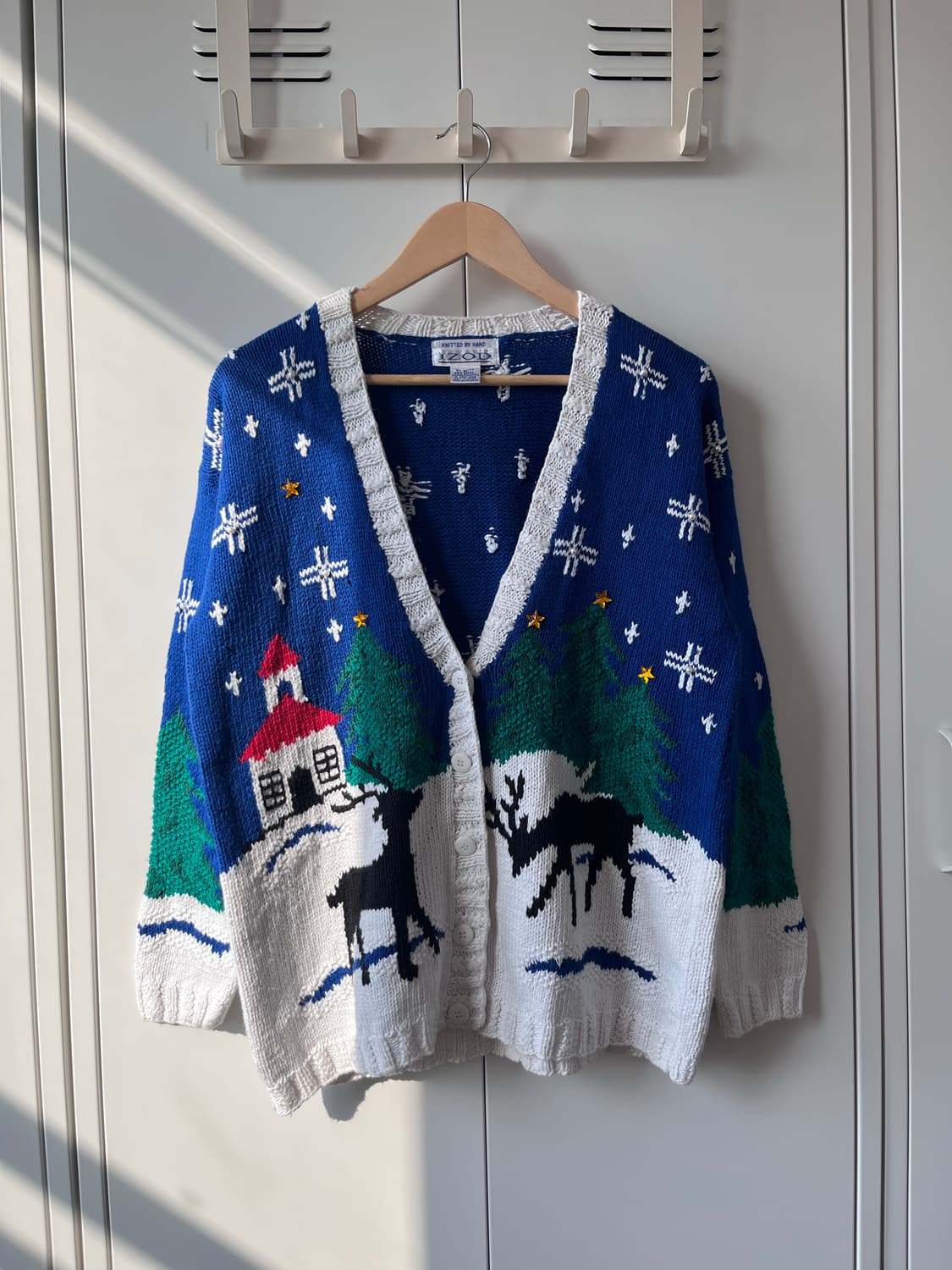 Izod 크리스마스 핸드메이드 니트 가디건  상품이미지5