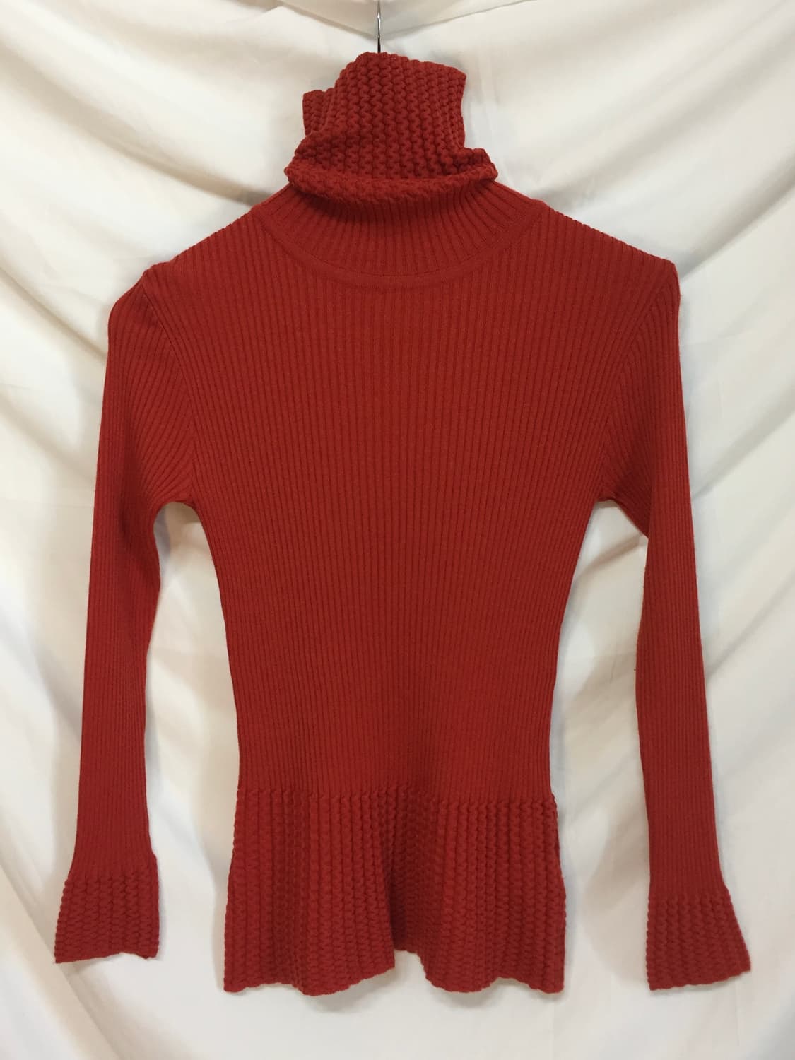 골지 디테일 목폴라 상품이미지1