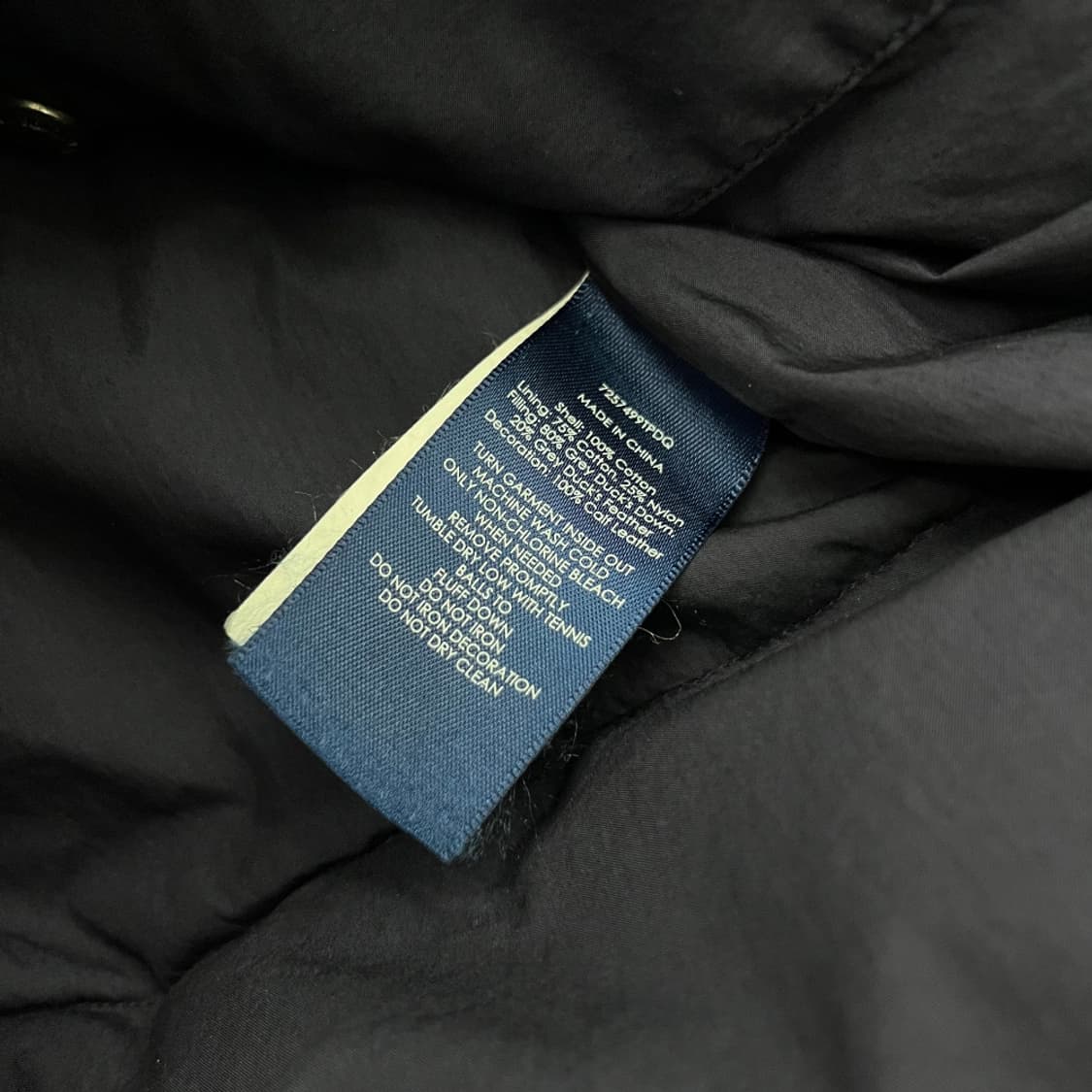 폴로 랄프로렌 그린 나바호 치마요 패딩 M 상품이미지6