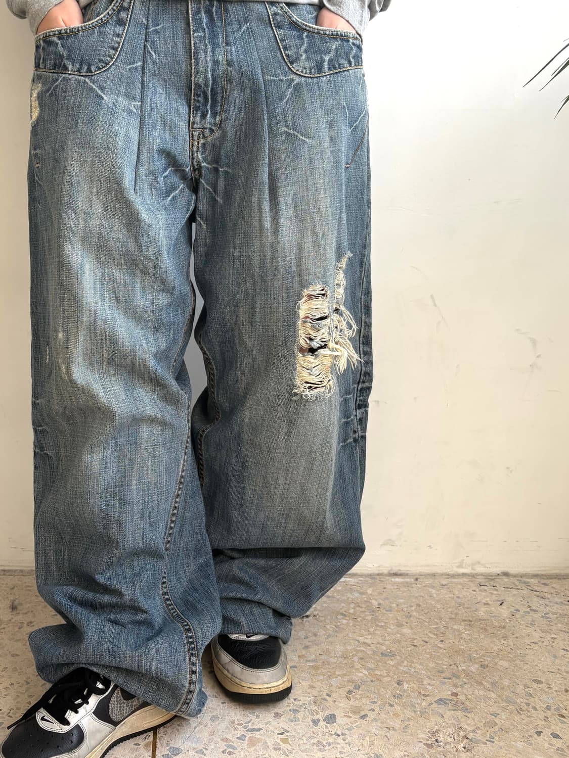 90s’빈티지 자수 힙합팬츠 상품이미지2