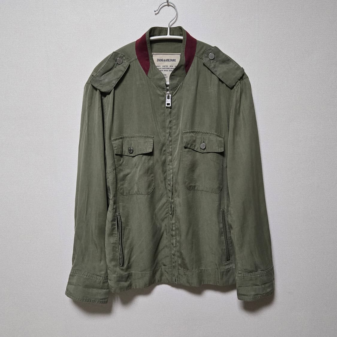 쟈딕앤볼테르 카키 필드 자켓 / 여성 자켓 / 여자 자켓  상품이미지1