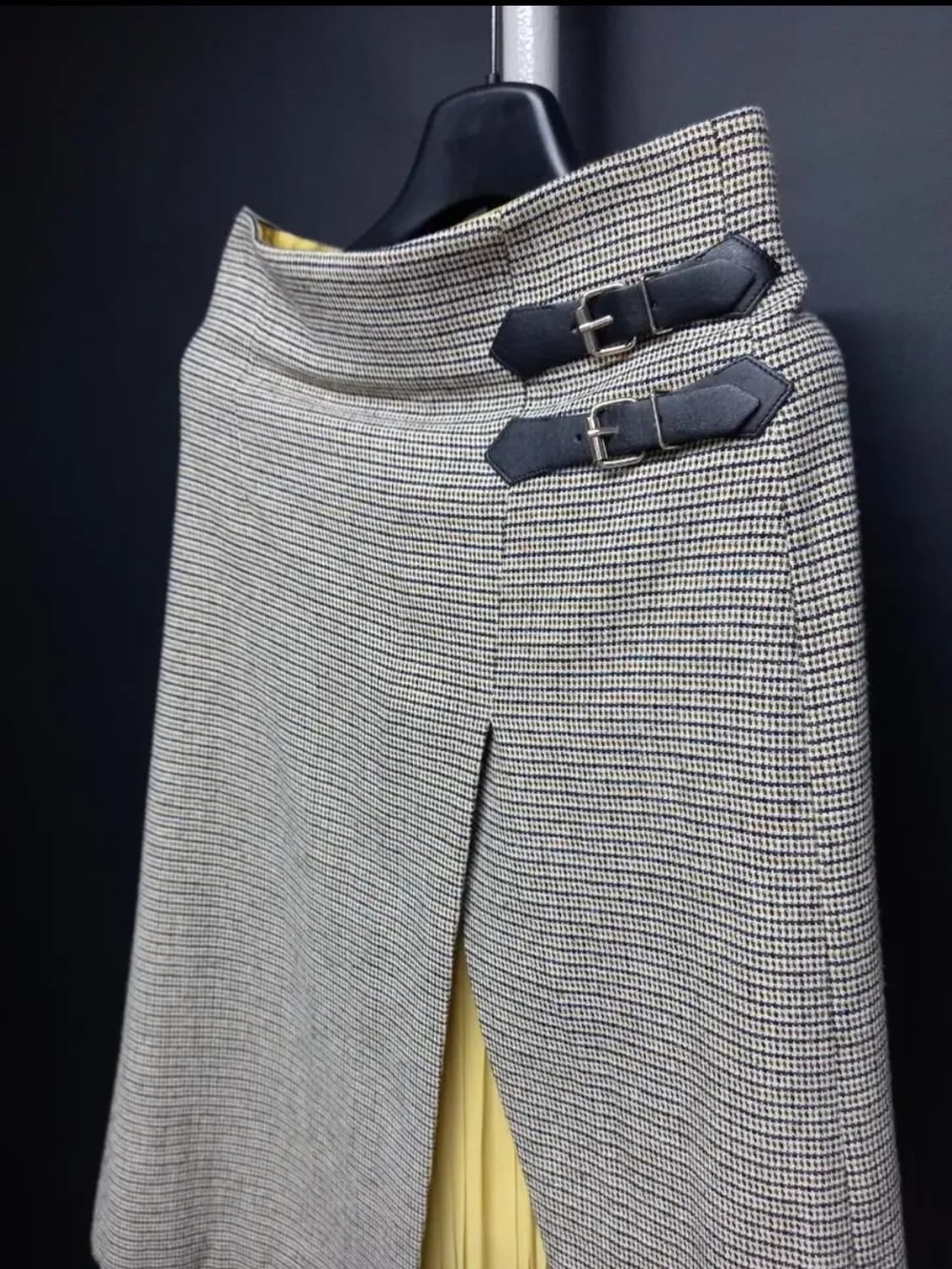 새 제시뉴욕  춘추 체크 롱 스커트 55 상품이미지4