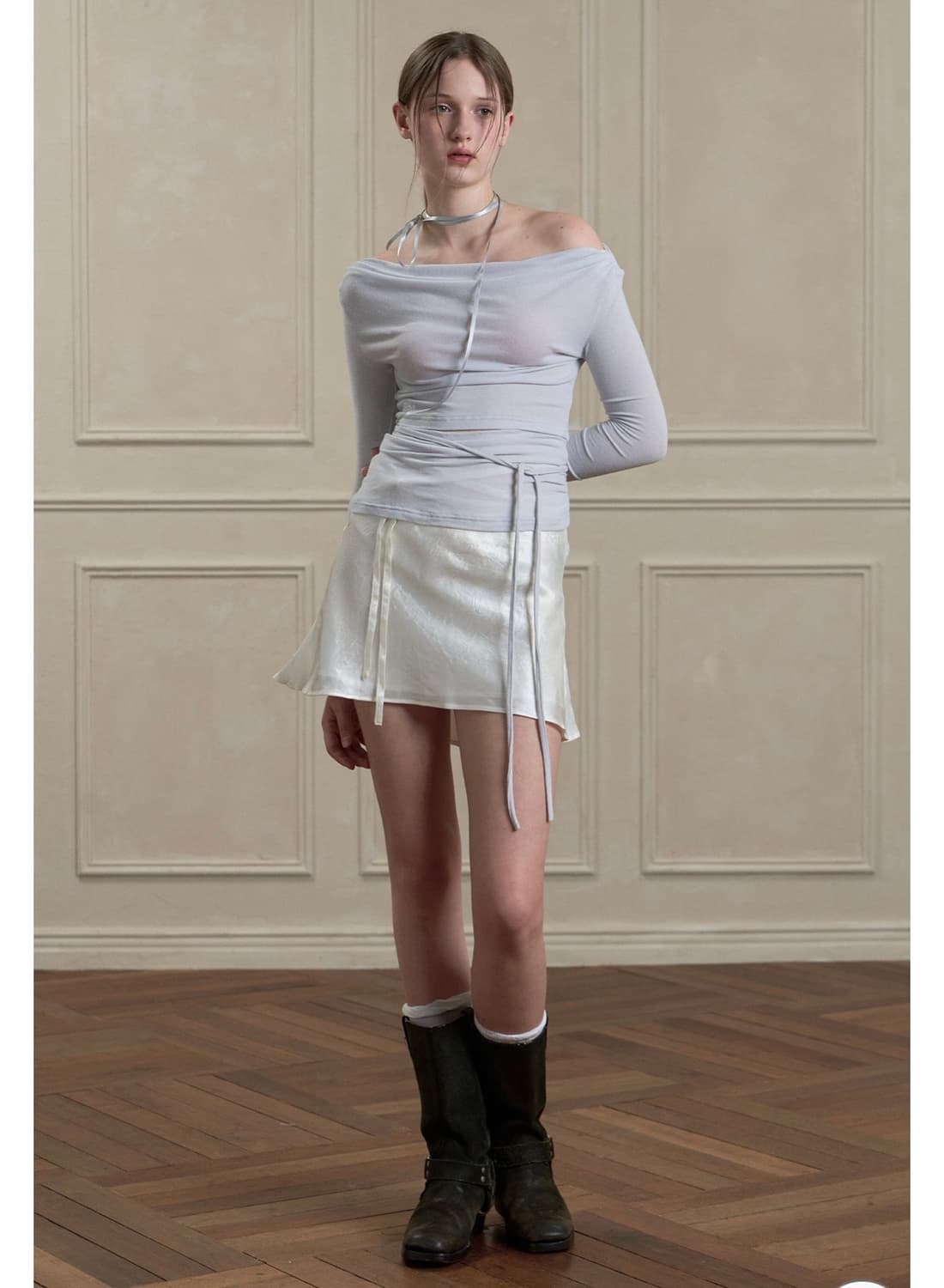 페인오어플레져 SUAVE TOP grey 수아베 탑 그레이 상품이미지2