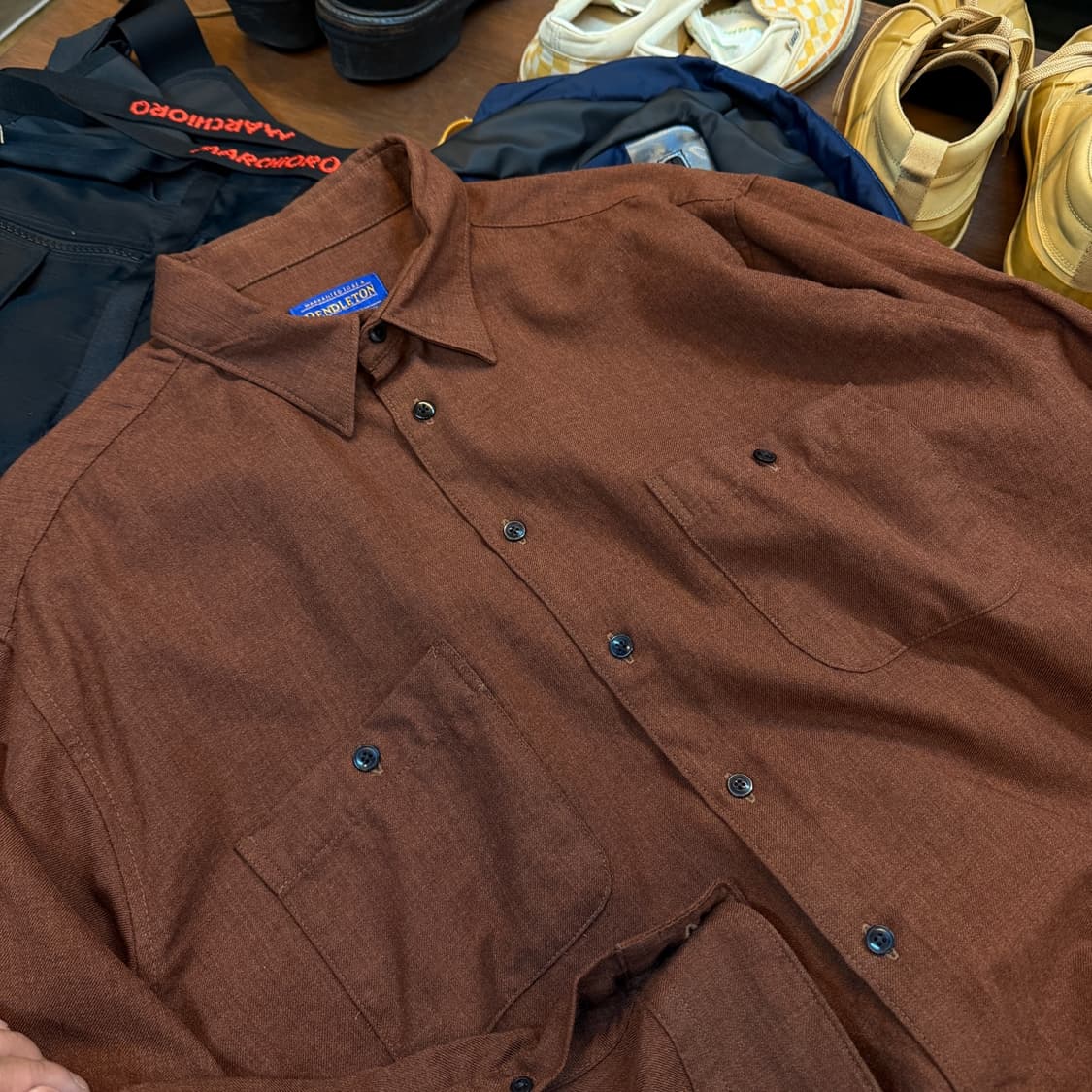 펜들턴 퓨어 버진 울 셔츠 L  ~ XL 상품이미지3