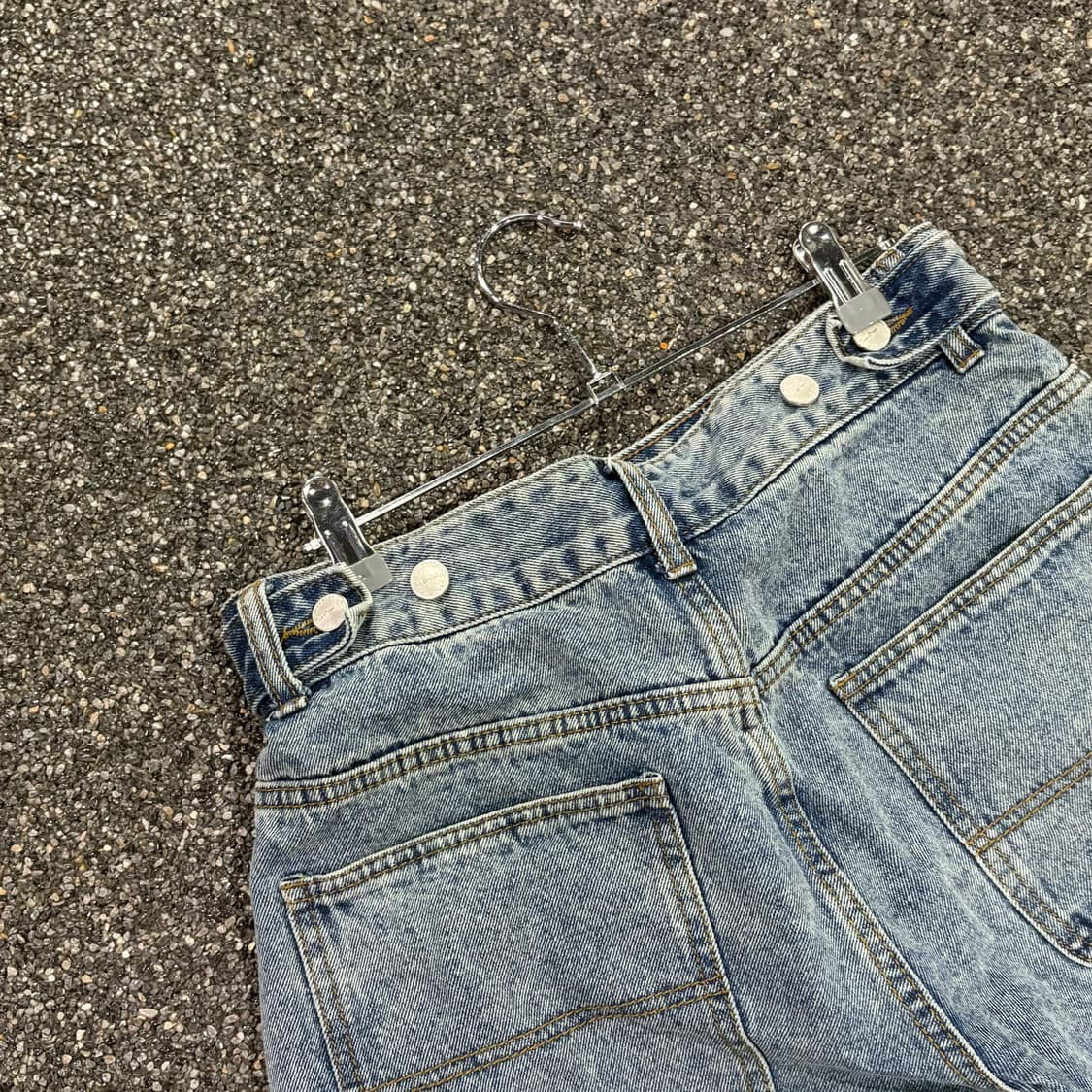 빈티지 더크로스 빅포켓 데님 벌룬 팬츠 B3657 상품이미지5