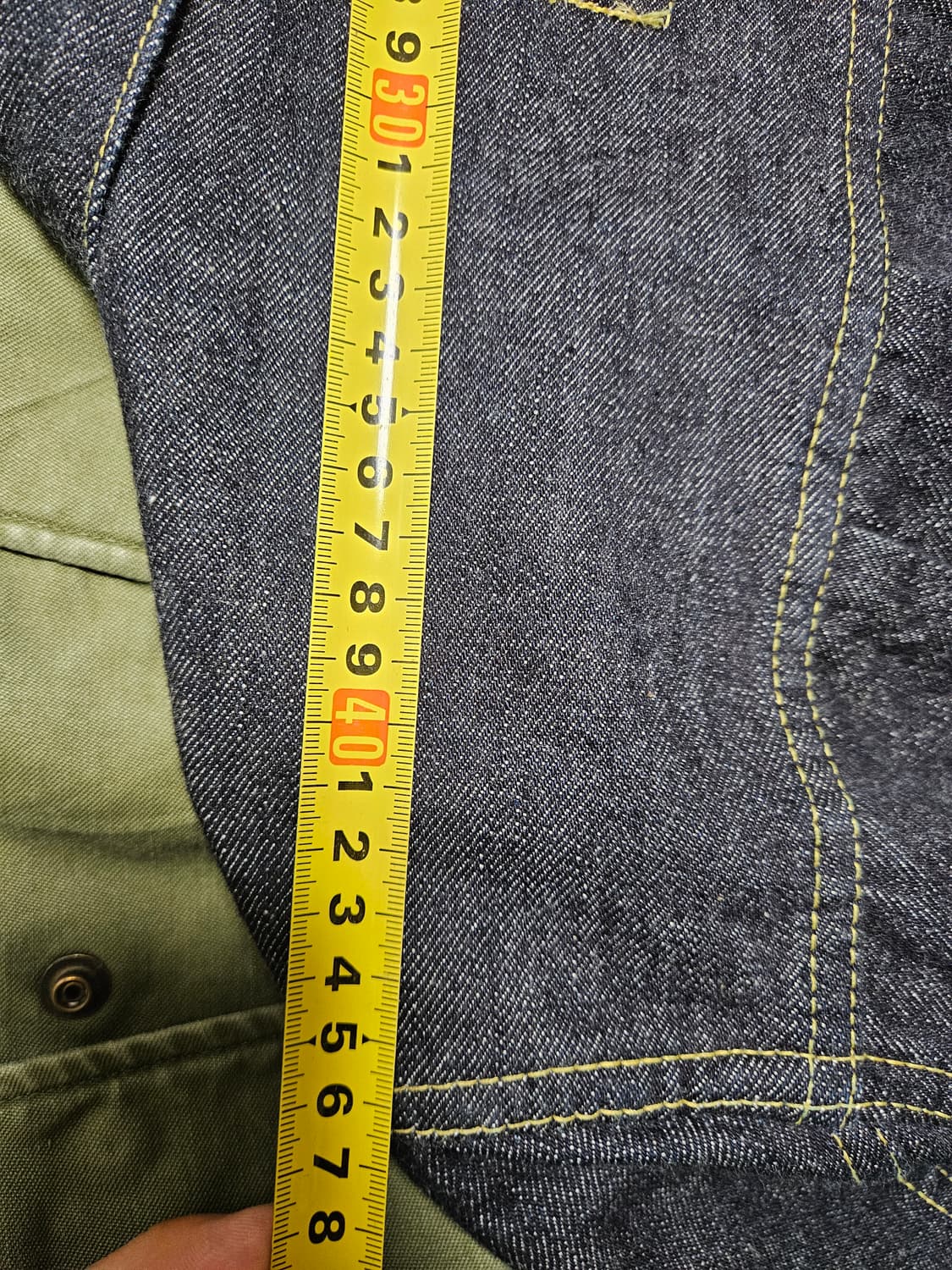 Tcb jeans 40s 1세대 타입원 데님 트러커 자켓 상품이미지3
