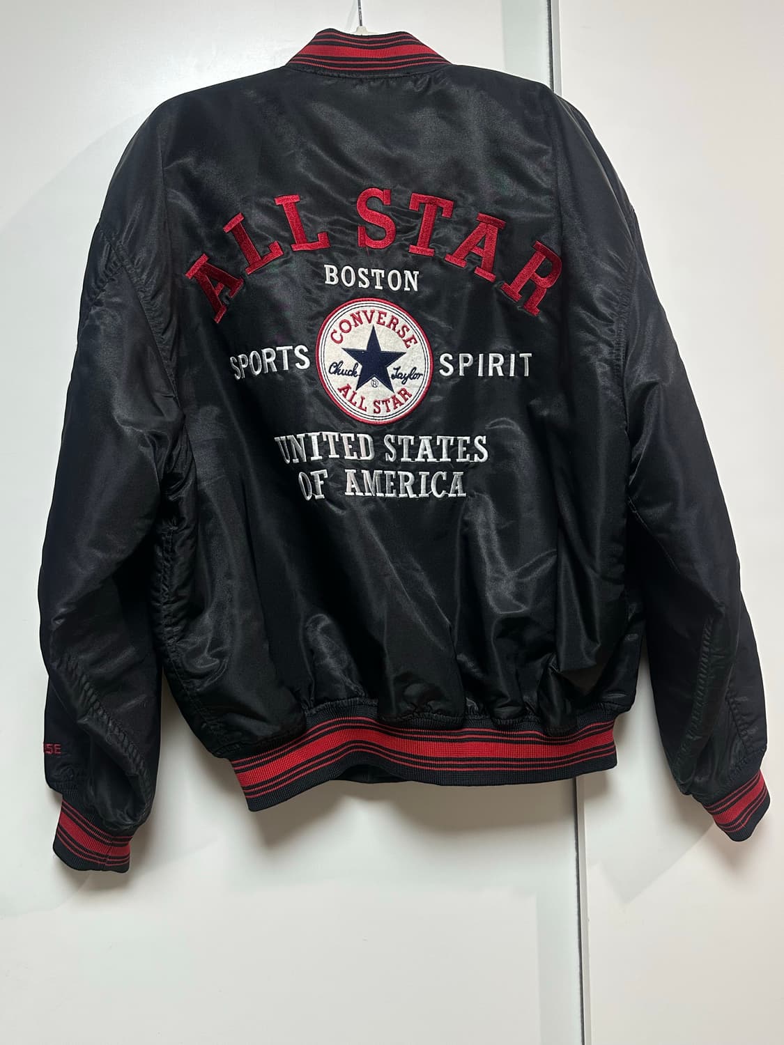컨버스 올스타 블랙 스타디움 항공 점퍼 봄버 상품이미지5