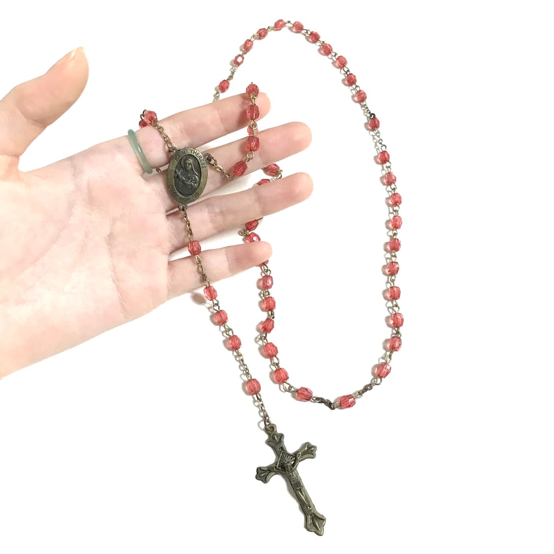 일본 빈티지 목걸이 로자리오 고스 로리 펑크 십자가 나나깔 갸루 오네갸루 상품이미지3