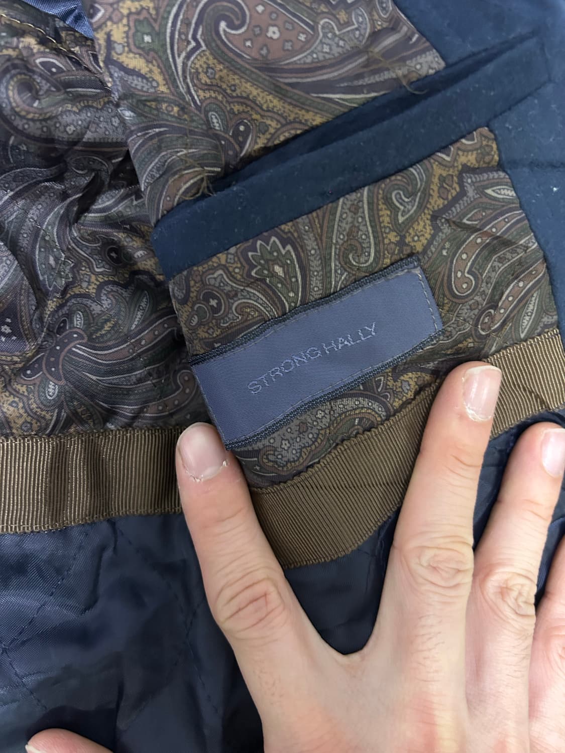 일제 스웨이드느낌 후드자켓 사이즈 105~110 상품이미지3