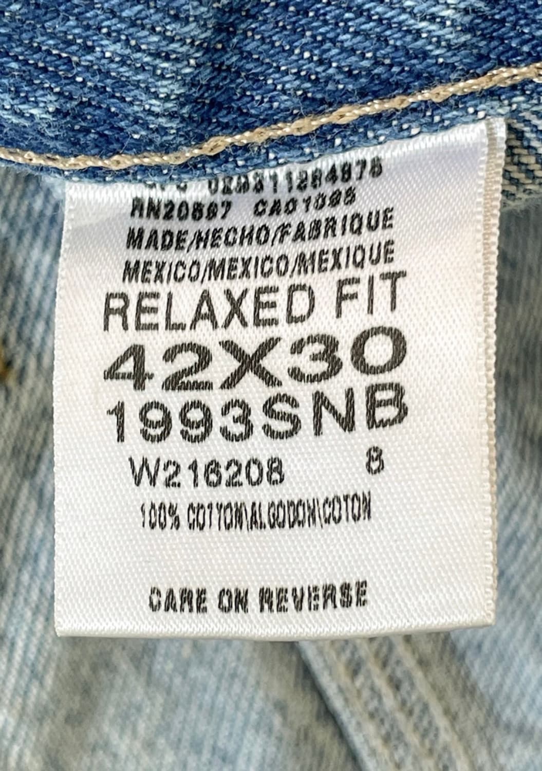 00년생산 디키즈 데님 카펜터 팬츠 (2XL) 상품이미지3