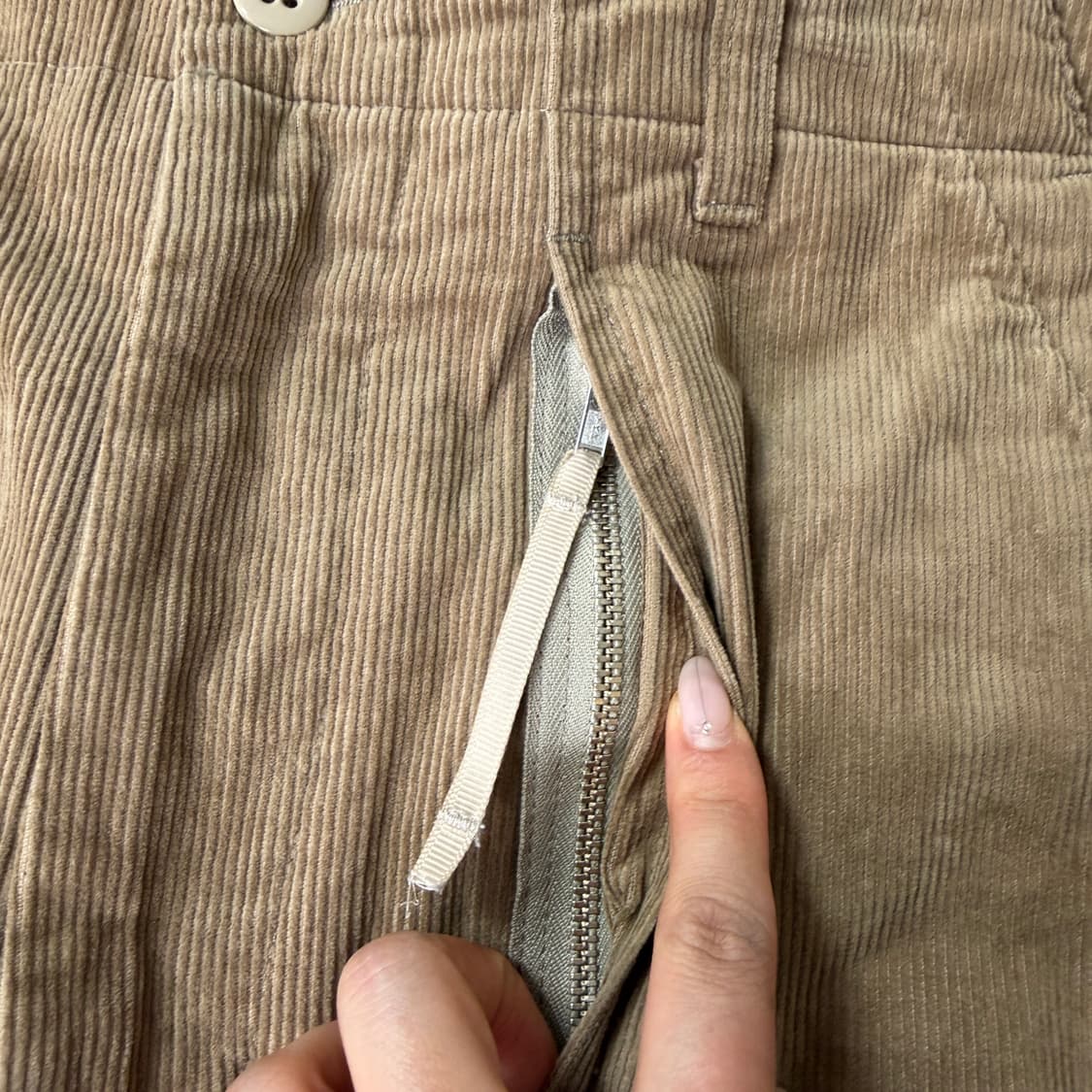 엔지니어드 가먼츠 샌드브라운 코듀로이 하프팬츠 S 상품이미지4